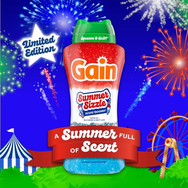 Gain Summer Sizzle In-Wash Laundry Scent Booster Beads, Wild Berry
