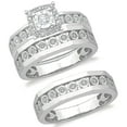 thumbnail image 2 of 0.11 CT. T.W. Round Cut Semi Eternity Mens Diamond Band in 14K Gold, 2 of 2