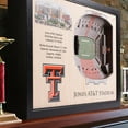 thumbnail image 2 of YouTheFan Texas Tech Red Raiders 25-Layer Football Stadium View 3D Wall Art, 2 of 5