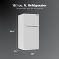 thumbnail image 3 of Kenmore 18.1 cu. ft. Top Mount Refrigerator w/ Pocket Handle, 3 of 13