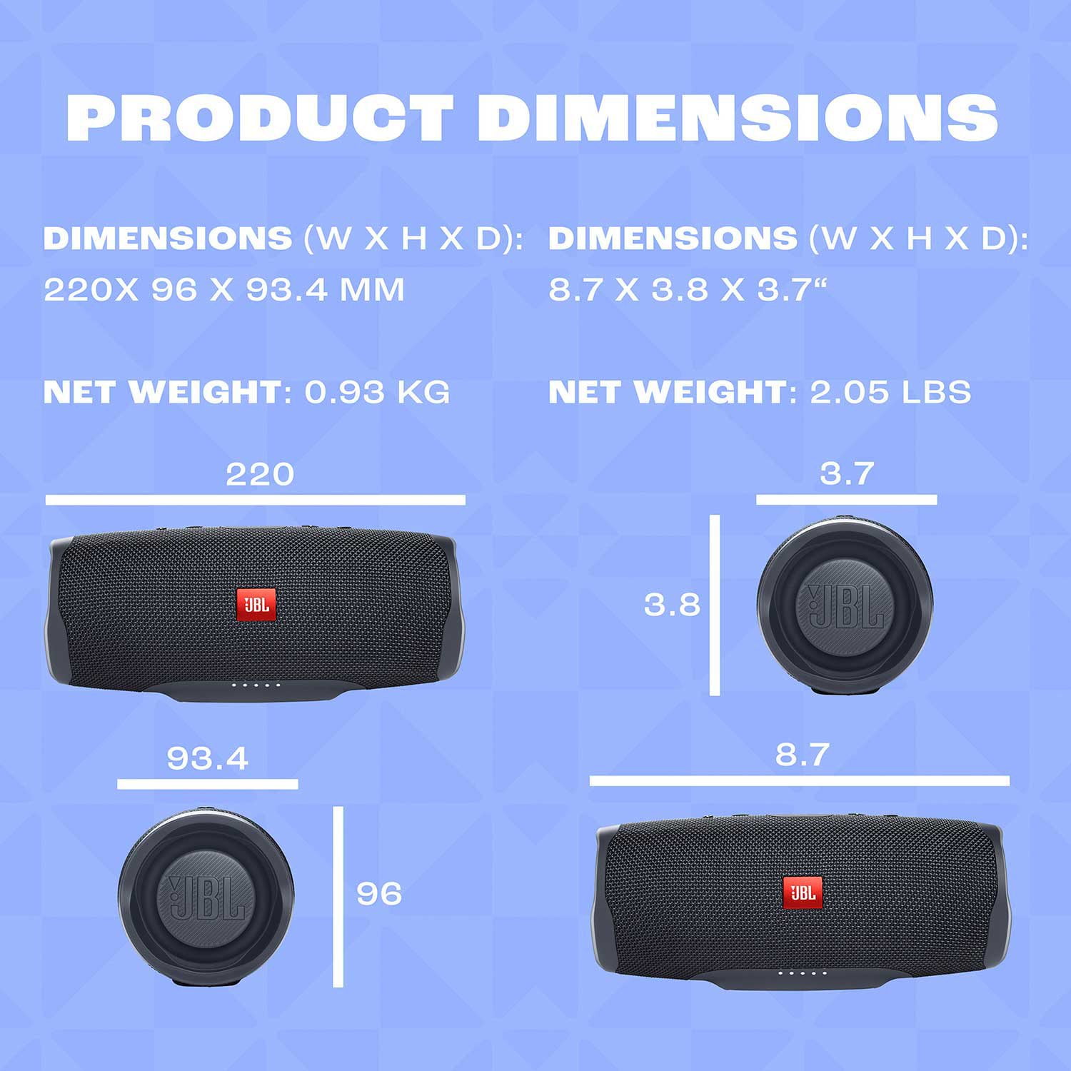 JBL Charge Essential 2 Waterproof Bluetooth Speaker - Samsclub.com