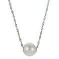 thumbnail image 2 of Cultured Freshwater Pearl Solitaire Necklace and Stud Earring Set, 2 of 6