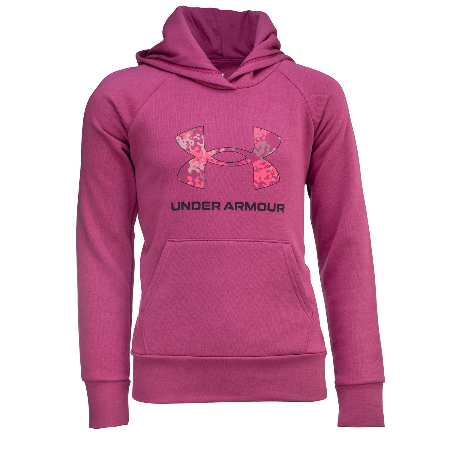 Under Armour Girls Rival Fleece Big Logo Print Fill Hoodie - Samsclub.com