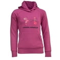 thumbnail image 1 of Under Armour Girls Rival Fleece Big Logo Print Fill Hoodie, 1 of 5