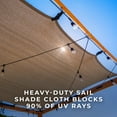 thumbnail image 10 of Backyard Discovery 12' x 10' Brendan Cedar Sail Shade Pergola with PowerPort, 10 of 13