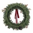 thumbnail image 5 of Member's Mark 36" Pre-Lit Burgundy Wreath, 5 of 6