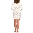 thumbnail image 3 of Loft Women's Henley Pointelle Sleep Dress, 3 of 5