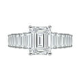 thumbnail image 3 of Lab Created Diamond Emerald Center Ring in 18K Gold, 2.95 C.T.T.W., 3 of 5