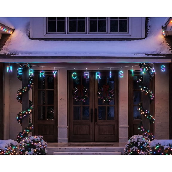 Member's Mark 12' Merry Christmas LED Light Banner