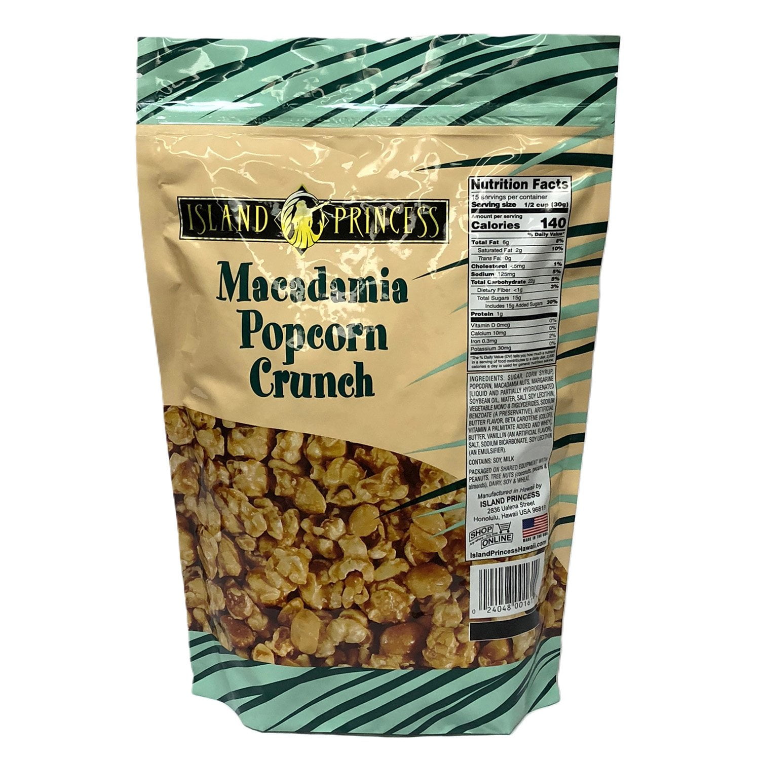 Island Princess Macadamia Popcorn Crunch 16 oz. - Samsclub.com