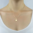 thumbnail image 2 of 14K Yellow Gold High Polish Padlock Pendant on 16-18" chain with Lobster Clasp, 2 of 4