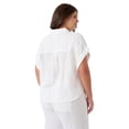 thumbnail image 8 of Edited by Hunter McGrady Women's Gauze Camp Shirt, 8 of 10