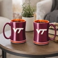 thumbnail image 5 of Logo Brands Virginia Tech Hokies 14oz Relief Mug Set, 5 of 5