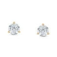 thumbnail image 4 of Round Cut Diamond Martini Set Stud Earrings in 14K Gold, 4 of 8