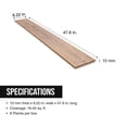 thumbnail image 10 of Select Surfaces Ellington 10 mm T x 6.22 in. W x 47.60 in. L Waterproof Laminate Flooring (16.45 sq. ft. / box), 10 of 11