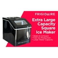 thumbnail image 12 of Frigidaire Ice Maker, Countertop Stainless Steel Ice Maker with Transparent Window, Clear Ice Cube Maker with 40 lbs. Capacity, Ice Maker Machine, 12 of 13