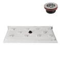thumbnail image 9 of Streamline 60 in. x 36 in. Alcove Acrylic Shower Base With Left, Center or Right Drain / Glossy Black or White, 9 of 9