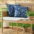 thumbnail image 1 of Martha Stewart Distressed Jacobean Indoor/Outdoor Decorative Pillow, Set of 2, Choose Size, 1 of 9