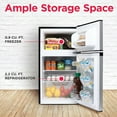 thumbnail image 4 of Frigidaire Compact Fridge Freezer Combo, 3.1 cu. ft. Capacity, Small Top Freezer Refrigerator, 4 of 9