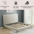 thumbnail image 3 of Regina Upholstered Bed, Assorted Sizes And Colors, 3 of 9