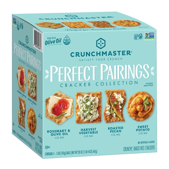 Crunchmaster Perfect Pairings Cracker Collection, 5 oz., 4 pk.