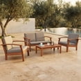 thumbnail image 1 of Amazonia Valencia Eucalyptus Deep Seating Set, 4pc, 1 of 9