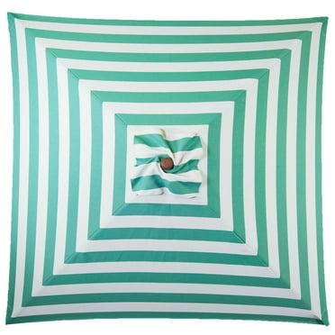 Classic Wood 6.5' Square Market Umbrella