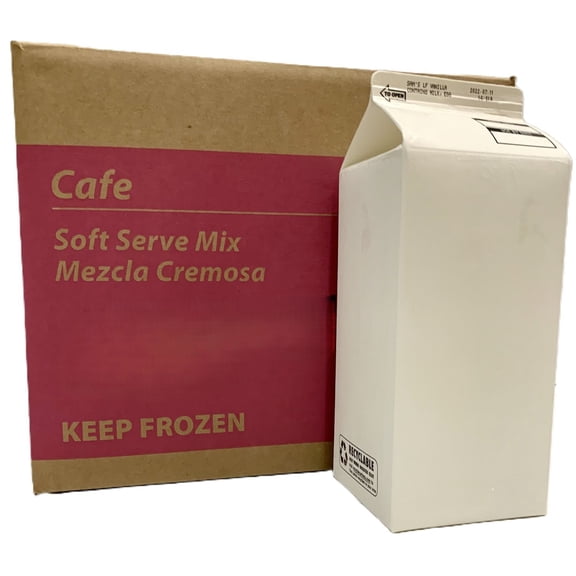 Member's Mark Cafe Vanilla Frozen Yogurt Soft Serve Mix, Frozen, Case, 6 pk.