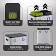 thumbnail image 2 of Simpli-Magic 16 Gallon (30L x 30L) Dual Compartment Step Trash Can, Multiple Colors – Kitchen Garbage Can with Slow-Close Lids – Waste & Recycling Bins, Odor Control, Hands-Free, Easy to Clean, 2 of 5