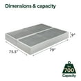 thumbnail image 9 of ZINUS Night Therapy 14” Cooling Hybrid Mattress Set With Antimicrobial Cover, 9 of 10