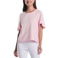thumbnail image 5 of Rafaella Women's Linen Blend Top, 5 of 9