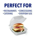 thumbnail image 5 of Hefty Supreme Large Sandwich Foam Hinged Lid Containers, 6" 300 ct., 5 of 6