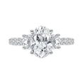 thumbnail image 1 of Lab Created 3.50 CT.T.W. Oval Cut Diamond Ring in 14K White Gold, 1 of 5