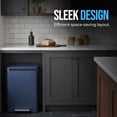 thumbnail image 4 of Simpli-Magic 50 Liter / 13.2 Gallon Step Trash Can with Soft-Close Lid, Hands-Free Foot Pedal, Built-In Odor Filter, Smudge Resistant Finish for Kitchen, Office, Dorm, Multiple Colors, 4 of 4