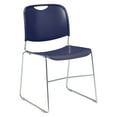 thumbnail image 6 of NPS 8500 Series Ultra-Compact Plastic Stack Chair, Assorted Colors 4 Pack, 6 of 8