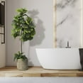 thumbnail image 5 of Faux 60" Fig Floor Plant in Roped Basket, 5 of 6