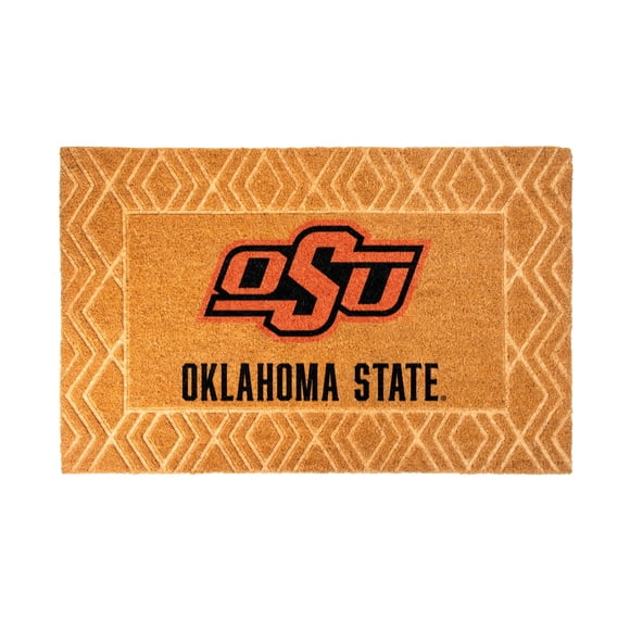Logo Brands Oklahoma State Cowboys Coir Outdoor Mat