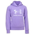thumbnail image 2 of Under Armour Girls Rival Fleece Big Logo Print Fill Hoodie, 2 of 5
