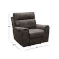 thumbnail image 6 of Lawrence Fabric Manual Reclining Sofa Set, Assorted Colors, 6 of 17