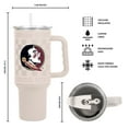 thumbnail image 3 of Logo Brands Florida State Seminoles 40 oz. Stainless Steel Tumbler Set, 3 of 6