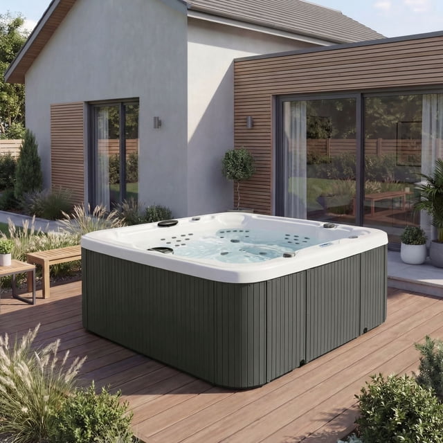 Lifesmart LS700DX 7-Person 90-Jet Spa with Waterfall