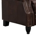 thumbnail image 8 of Pollenza Leather Pushback Recliner Chair, 8 of 8