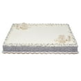 thumbnail image 1 of Shimmering Elegance Full Sheet Cake, Silver, 1 of 1