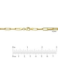thumbnail image 4 of Paperclip Chain Necklace in 14K Gold, 4 of 7