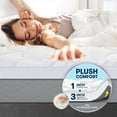 thumbnail image 2 of Serta 4" Fiberfill & Gel Memory Foam Pillow Top Mattress Topper, Assorted Sizes, 2 of 5