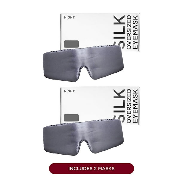 NIGHT Mulberry Oversized Silk Sleep Mask, 2 pk. - Samsclub.com