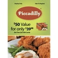 thumbnail image 2 of Piccadilly Restaurant $50 Gift Card Multi-Pack, 2 x $25, 2 of 3