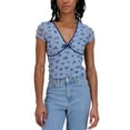 thumbnail image 1 of Aeropostale Women's Mesh V-Neck Crop Top, 1 of 11