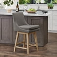 thumbnail interactive-video image 1 of Member's Mark Amelia Fabric Swivel Counter Stool, 1 of 12