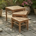 thumbnail image 2 of Cambridge Casual Madison Teak Patio Table Set, 3pc, 2 of 6